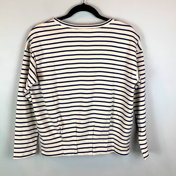 Vineyard Vines Striped Gathered Hem Top NWT - Picture 5 of 6